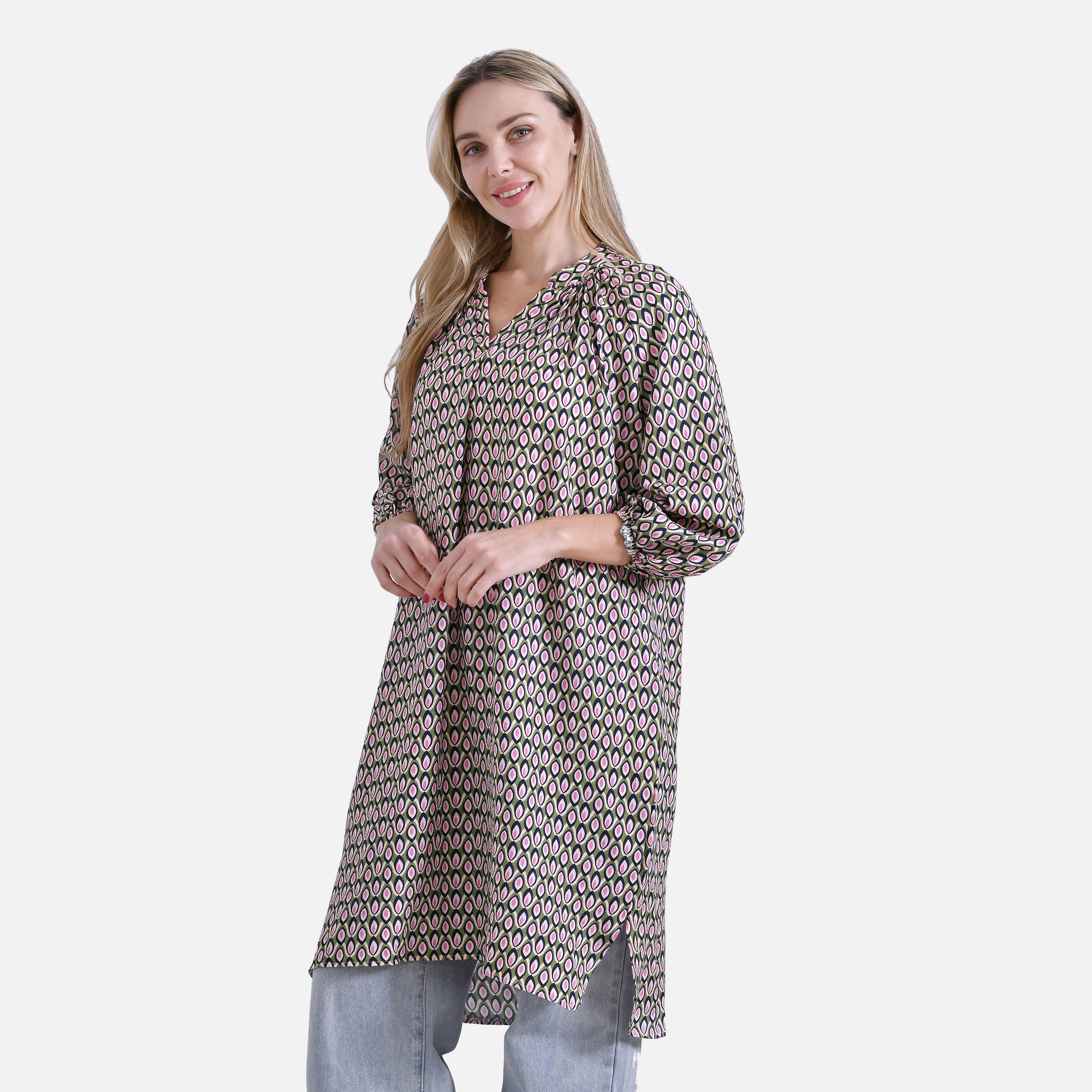 La Marey Printed Midi Dress