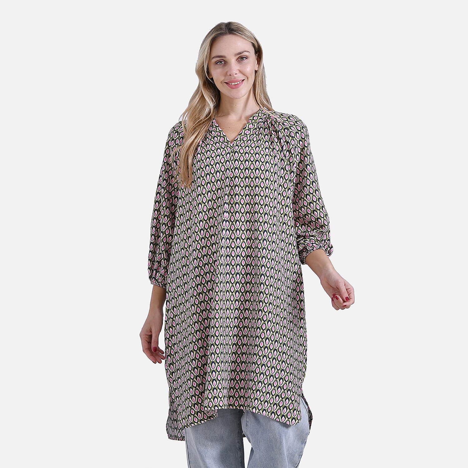 La Marey Printed Midi Dress