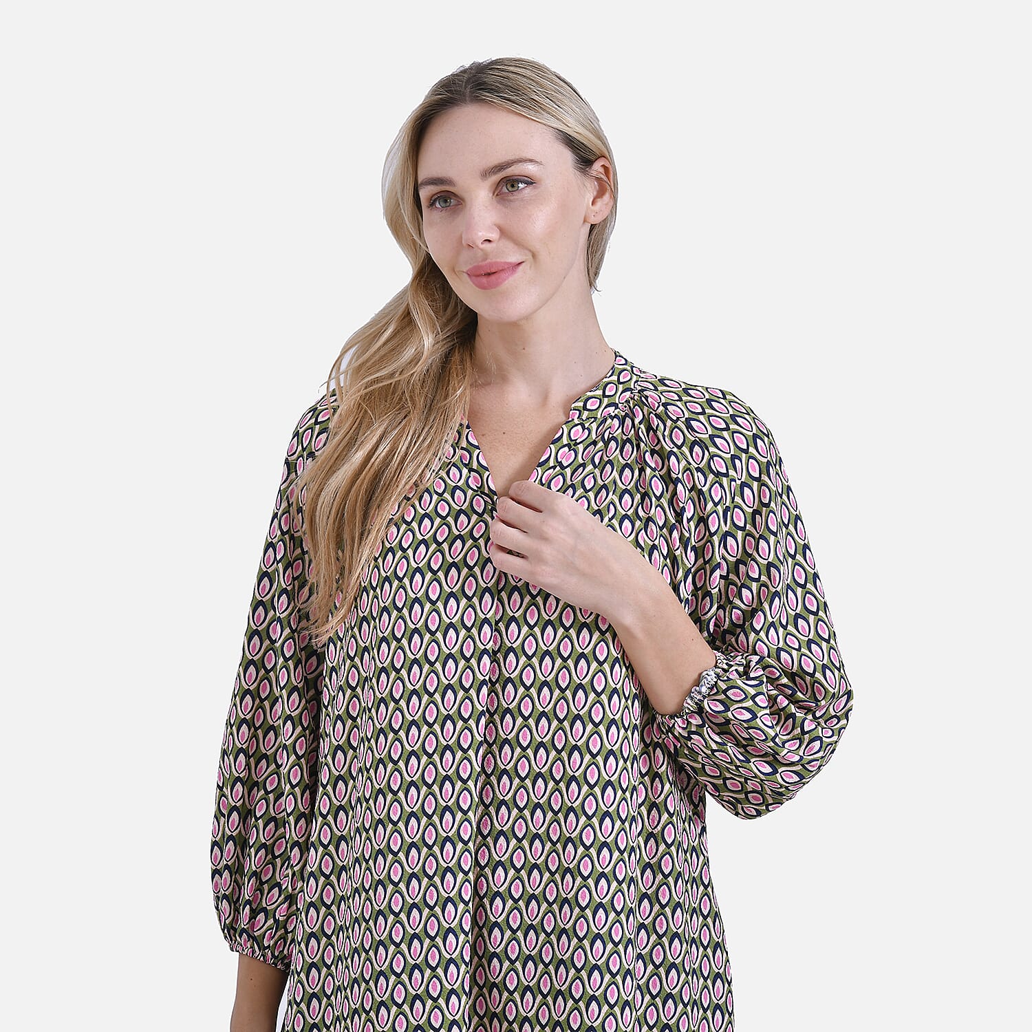 La Marey Printed Midi Dress