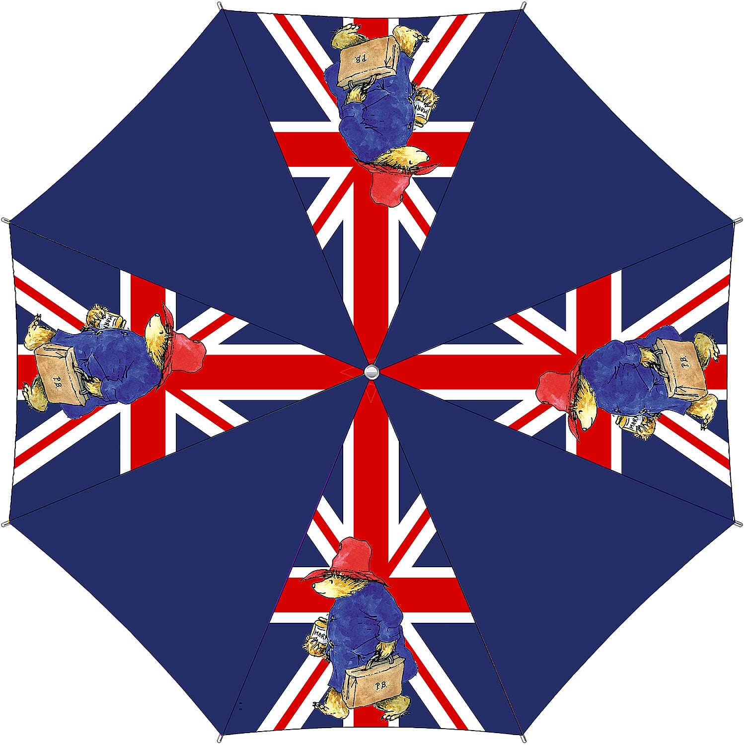 Signare Paddington Umbrella- Blue Multi