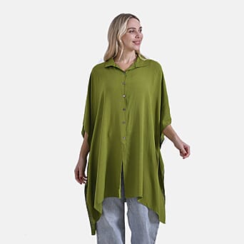 https://tjcuk.sirv.com/Products/80/2/8023692/Maisi-Versatile-Rayon-Oversized-3-4-Sleeves-Longline-Shirt-One-Size-Gr_8023692_3.jpg?w=342&h=342