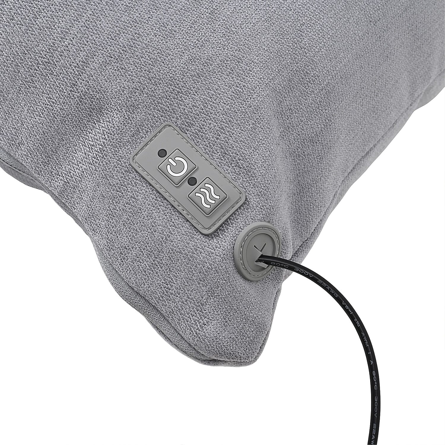 Soul Smart Heated Vibrating Back Massager (Power 18W) - Light Grey