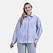 La Marey Relaxed Fit Long Sleeve Striped Shirt
