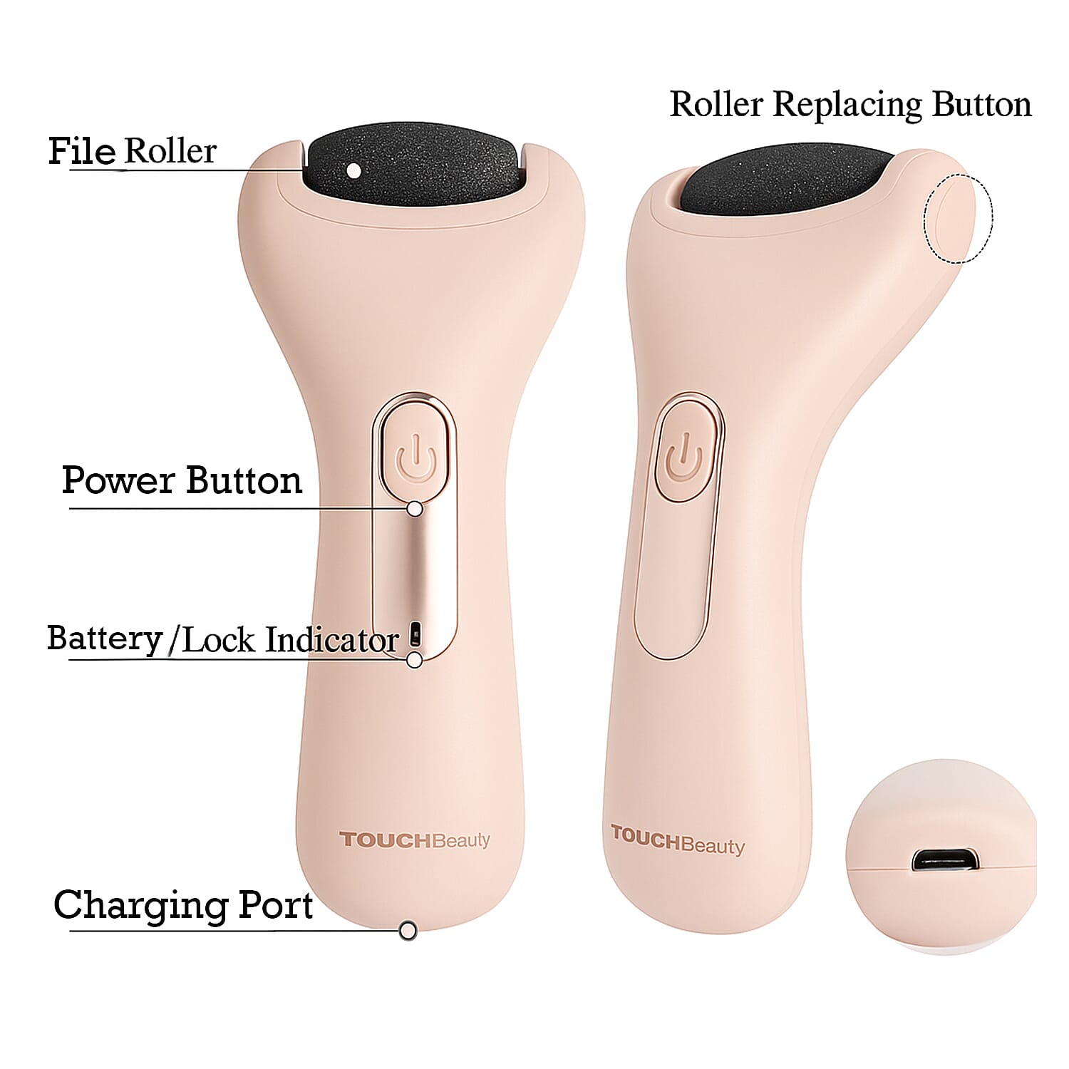 Touch Beauty TB-1536 Electric Pedicure Rechargeable Device