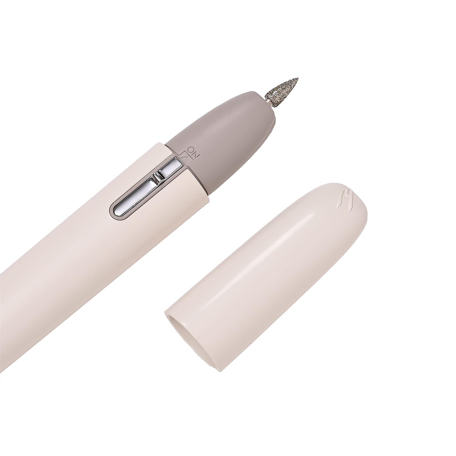 Touch Beauty Manicure-Pedicure Nail Set With Flat Cone Head, White Filing Head & Emery Grinding Head