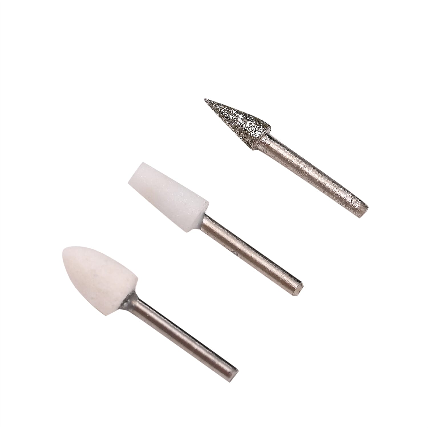 Touch Beauty Manicure-Pedicure Nail Set With Flat Cone Head, White Filing Head & Emery Grinding Head