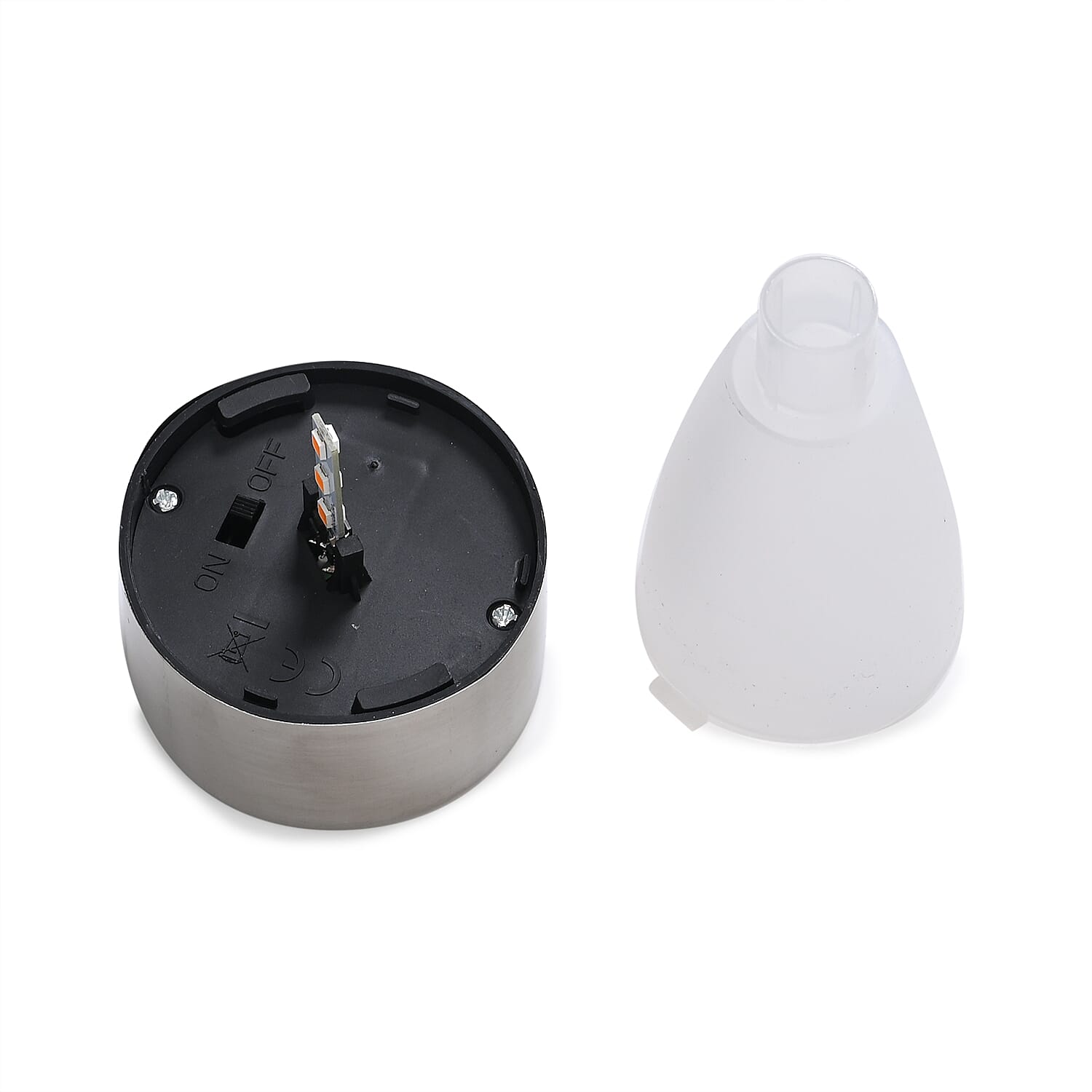 6 Pack Metal Solar Lanterns - Warm White LED - Grey 6 Pack Metal Solar Lanterns - Warm White LED - Grey