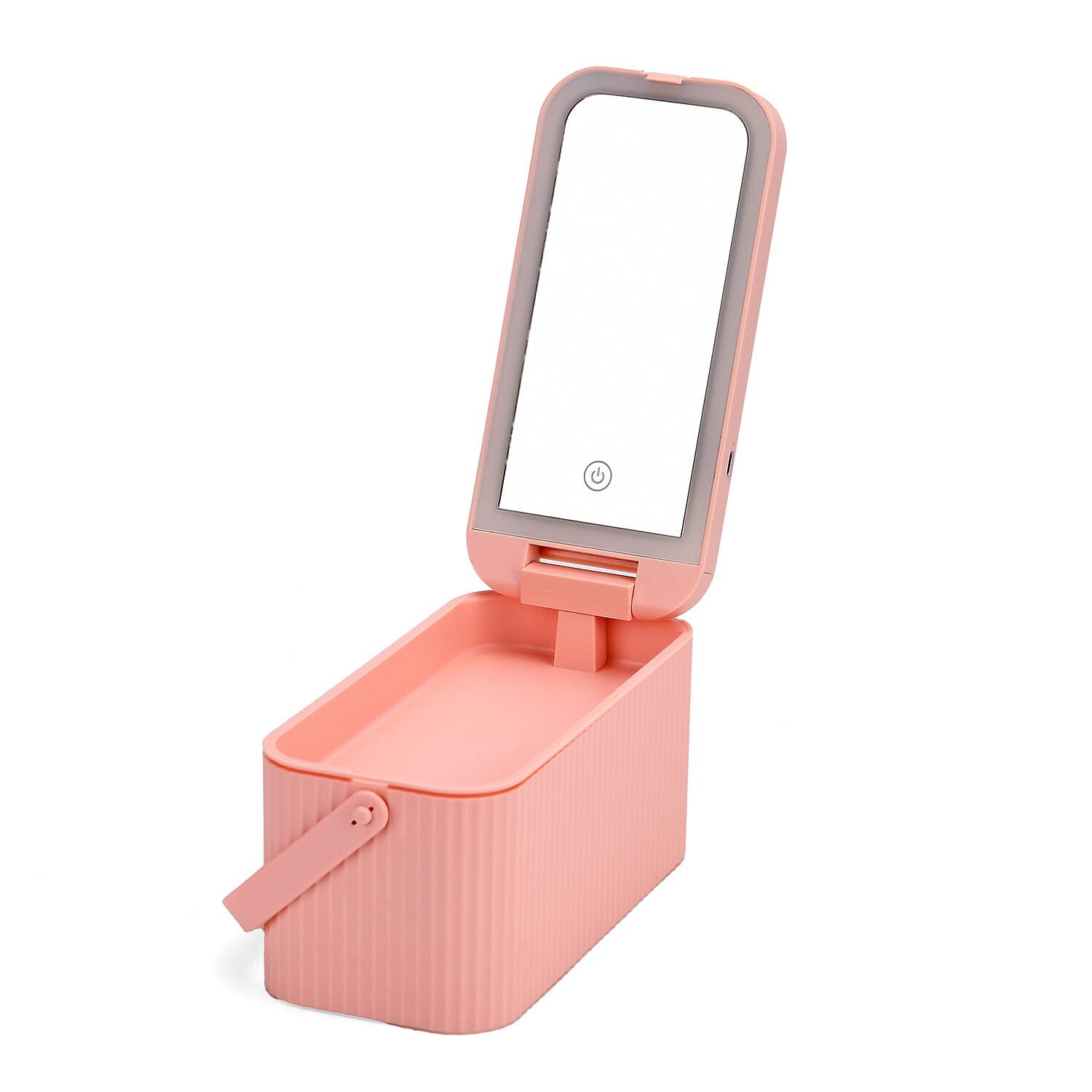 Foldable-LED-cosmetic-mirror-pink-Product-size-22-11-12-cm-foldable-We