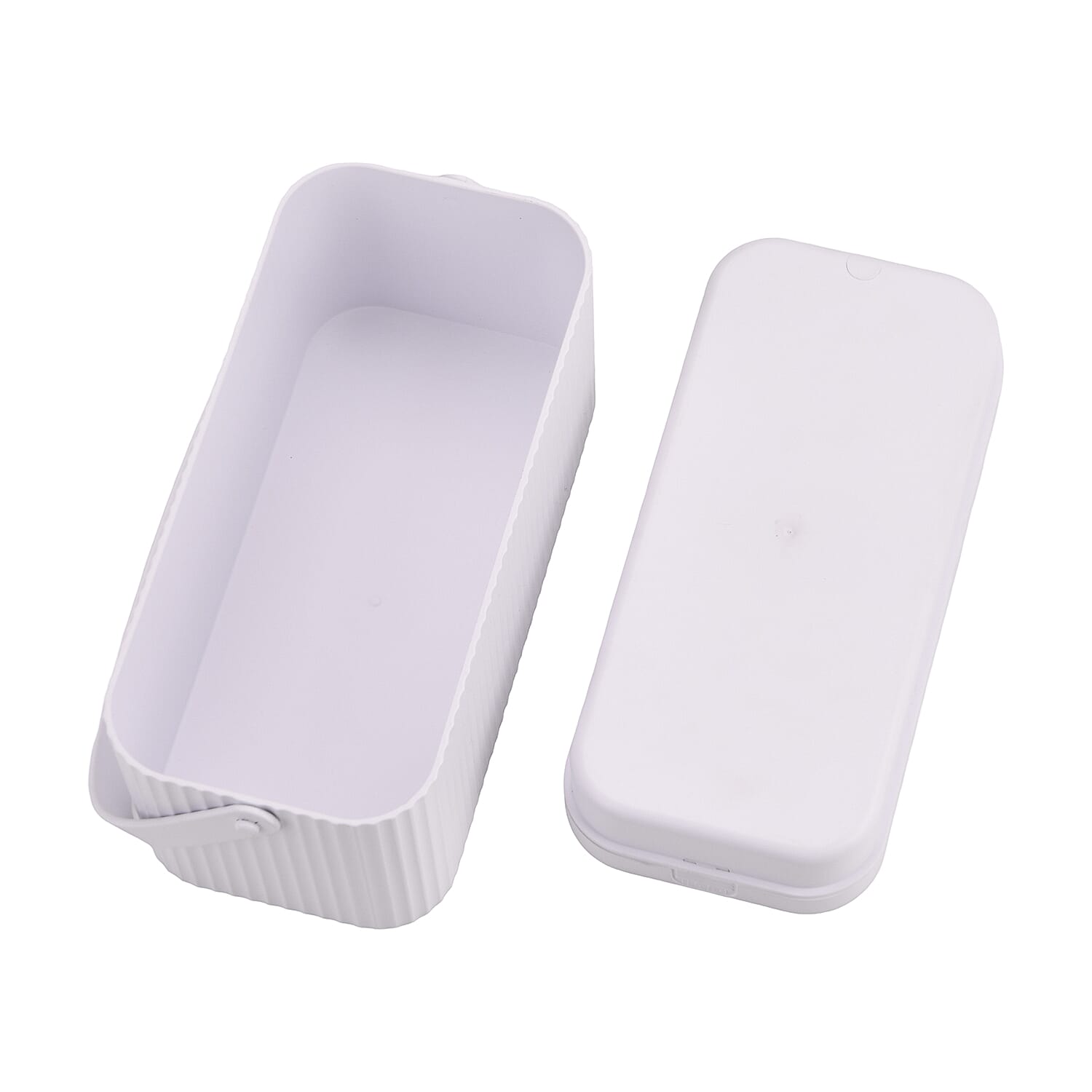 Foldable LED Cosmetic Mirror & Storage Box with 900mAh Battery and USB Cable - White Foldable LED Cosmetic Mirror & Storage Box with 900mAh Battery and USB Cable - White