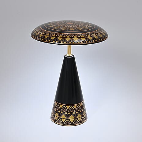 Turkish Magnetic Cordless Table Lamp with 3 Color Modes, Touch Control and 360 degree Rotation (31 Cm) - Black & Gold