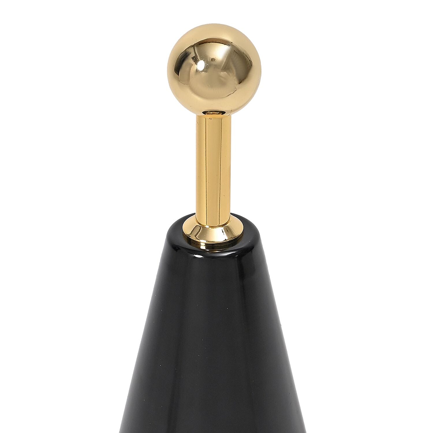 Turkish Magnetic Cordless Table Lamp with 3 Color Modes, Touch Control and 360 degree Rotation (31 Cm) - Black & Gold