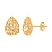 LUCY Q - Drip Collection Rhodium Overlay Sterling Silver Earring with Push Back