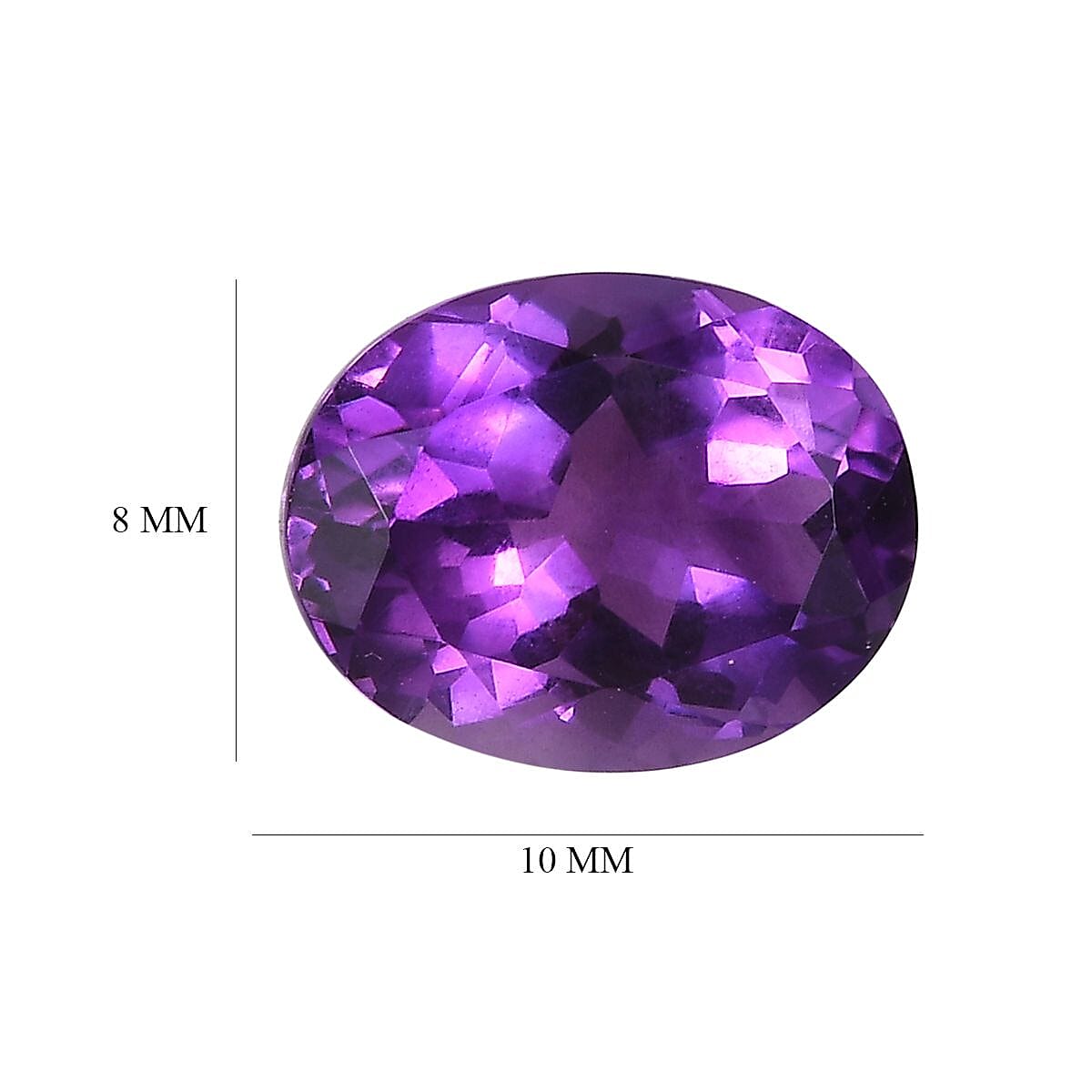 AAA Moroccan Amethyst Oval Shape Gemstone 2.45 Ct