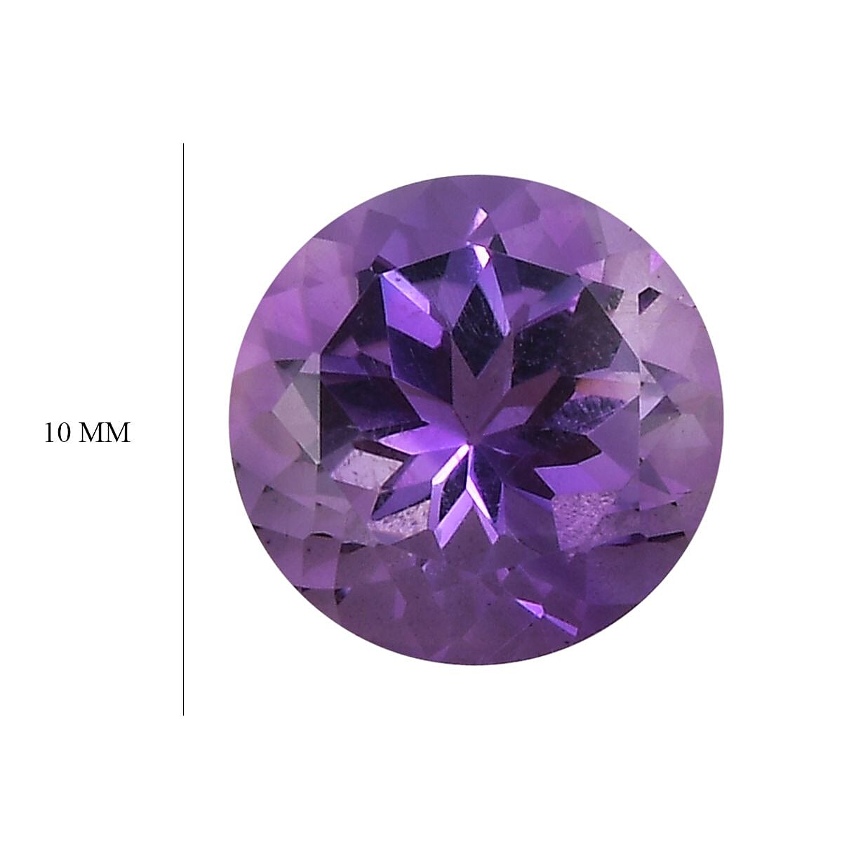 Moroccan Amethyst Round Gemstone 3.45 Ct