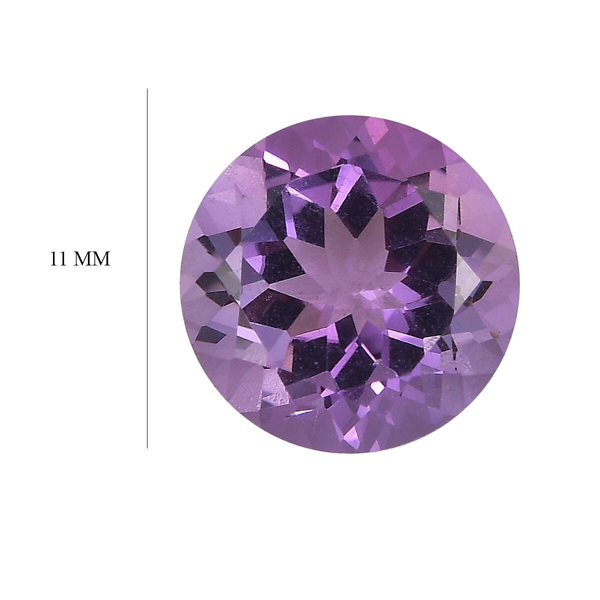 Moroccan Amethyst Round Gemstone 4.29 Ct