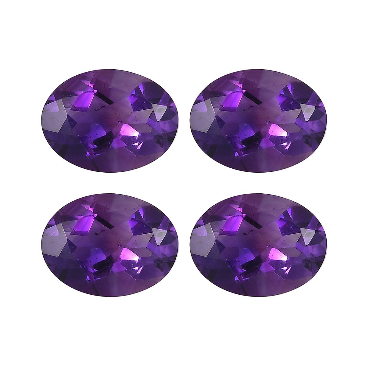 Moroccan Amethyst Oval Shape Gemstones 6.47 Ct