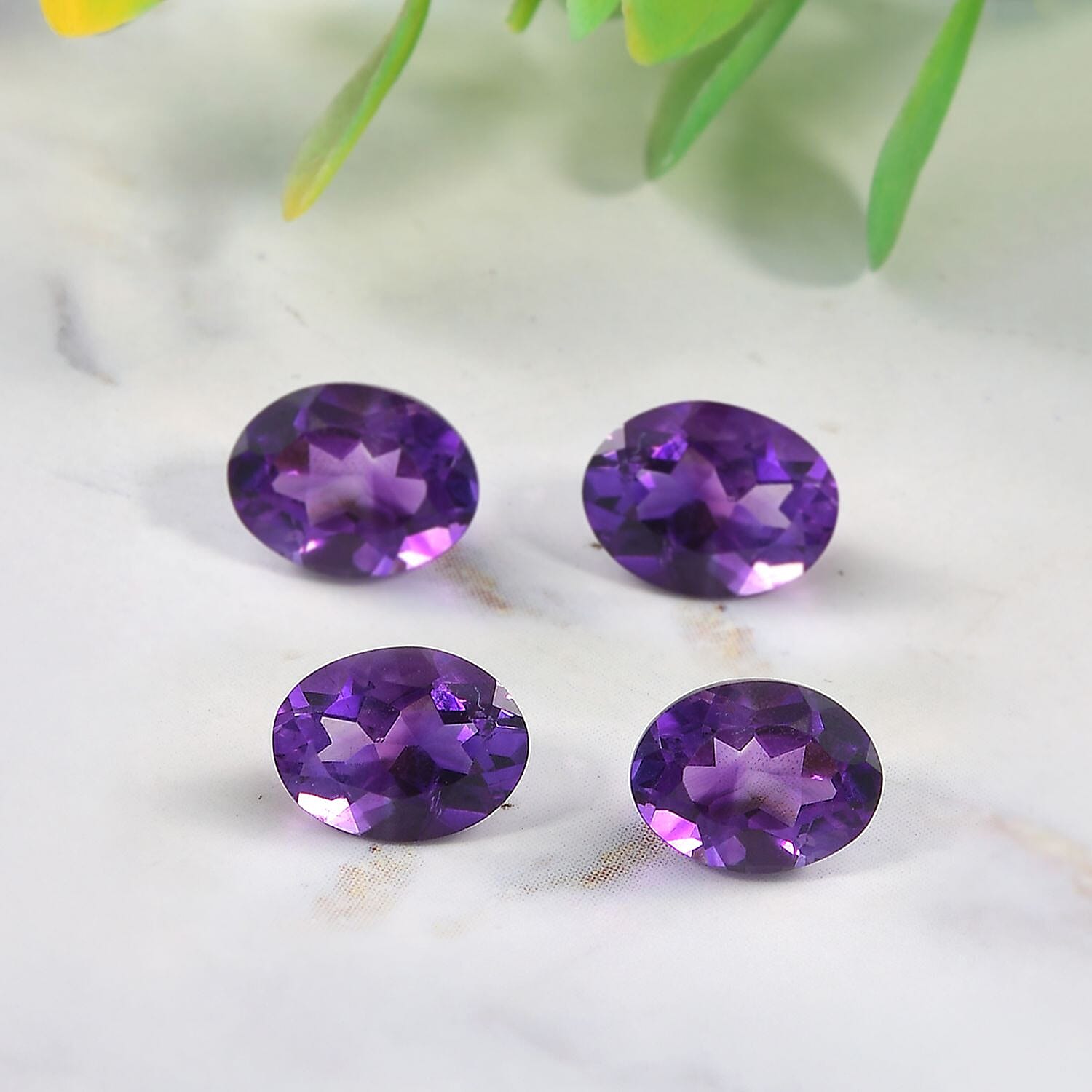 Moroccan Amethyst Oval Shape Gemstones 6.47 Ct