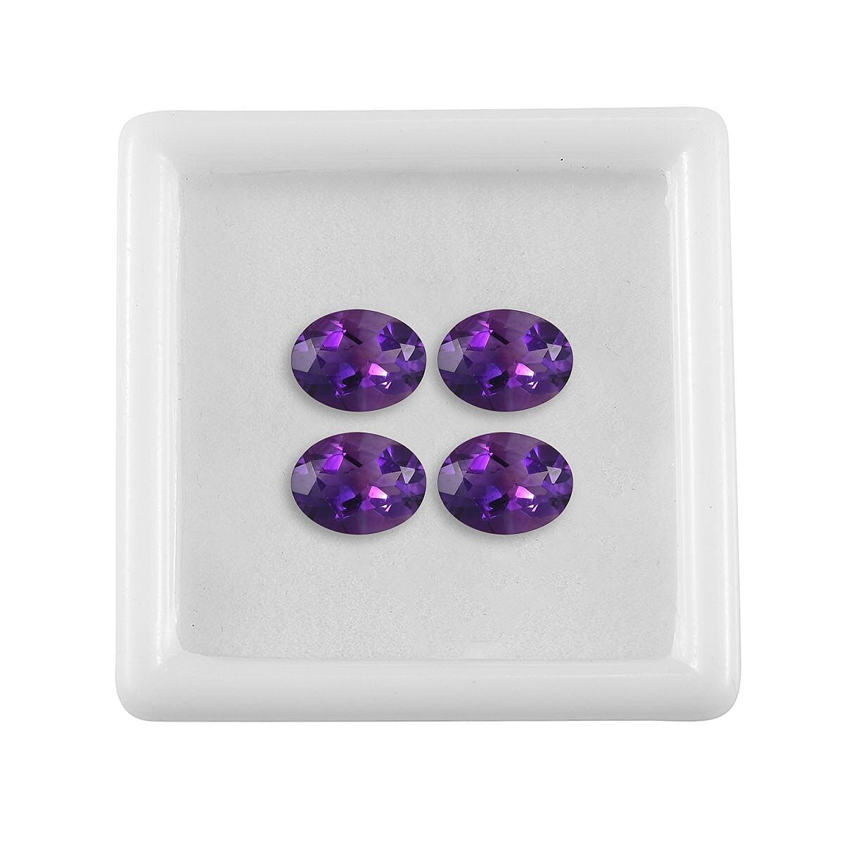 Moroccan Amethyst Oval Shape Gemstones 6.47 Ct