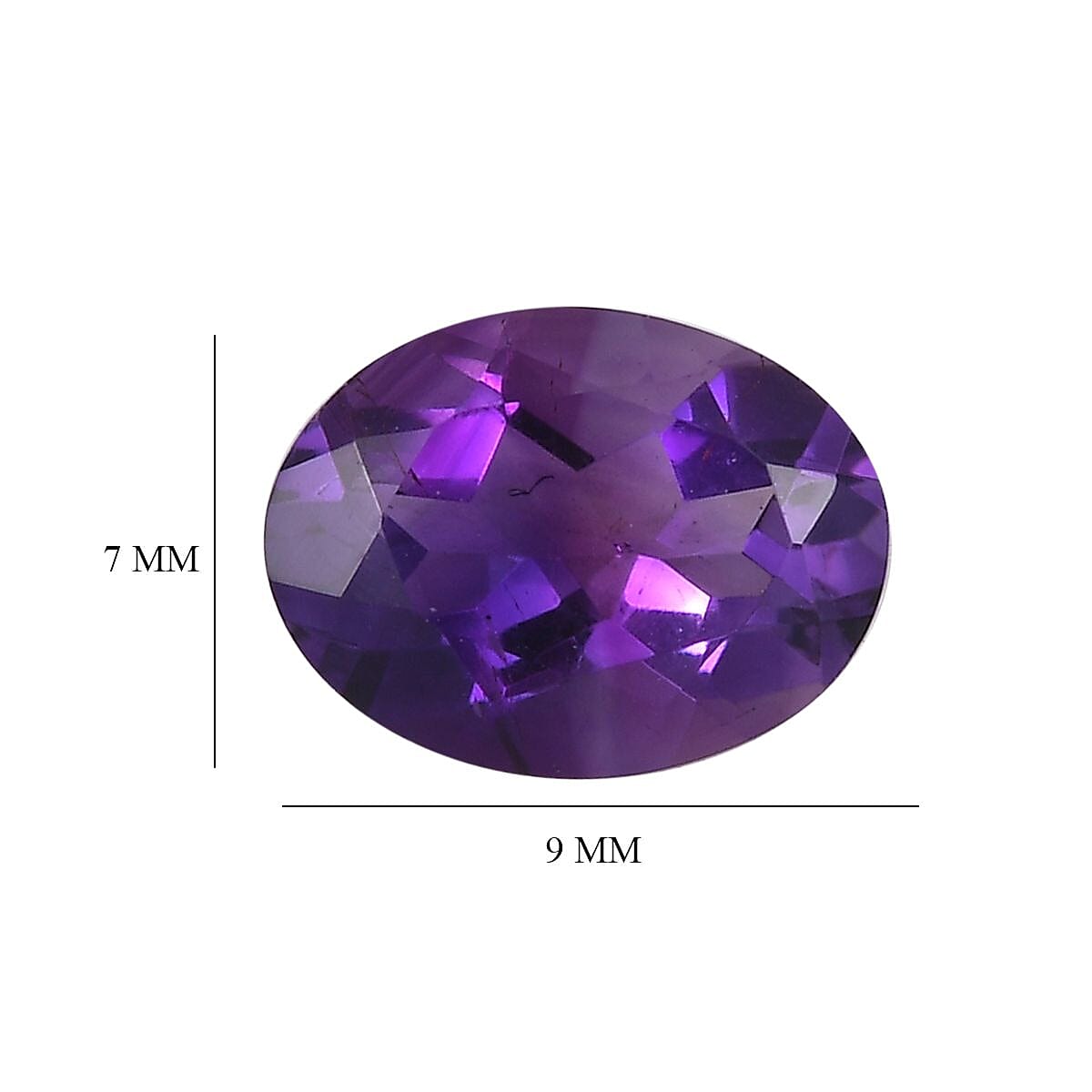 Moroccan Amethyst Oval Shape Gemstones 6.47 Ct