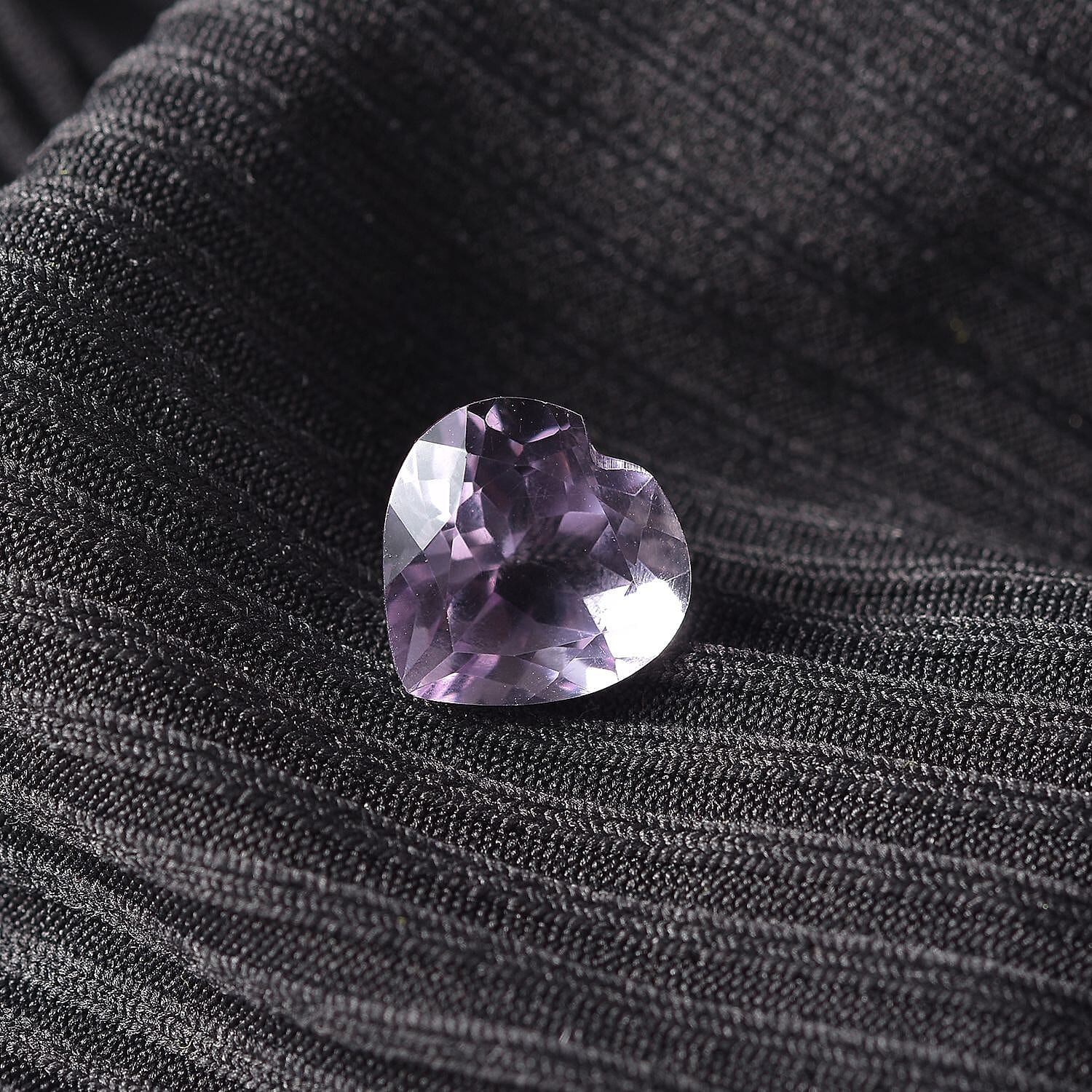 Pink Amethyst Heart Shape Gemstone 2.50 Ct