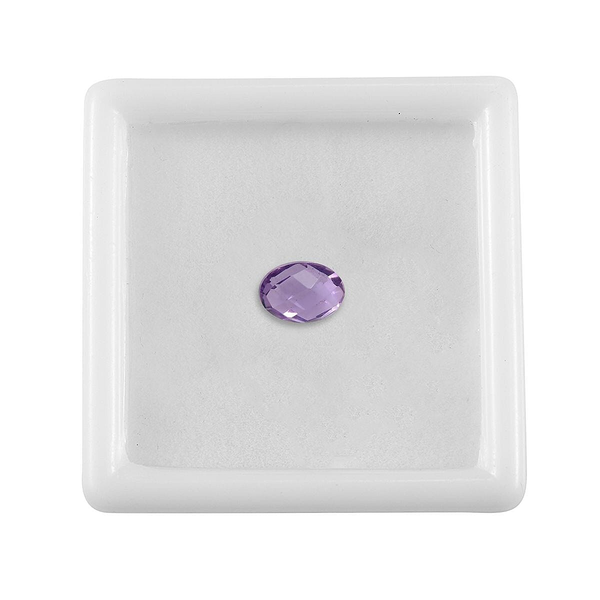 Pink Amethyst Oval Shape Gemstone 0.61 Ct