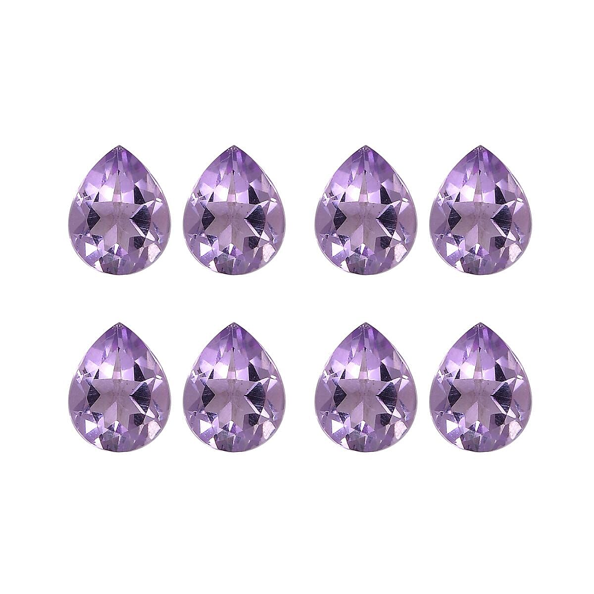 Pink Amethyst Pear Shape Gemstones 1.91 Ct