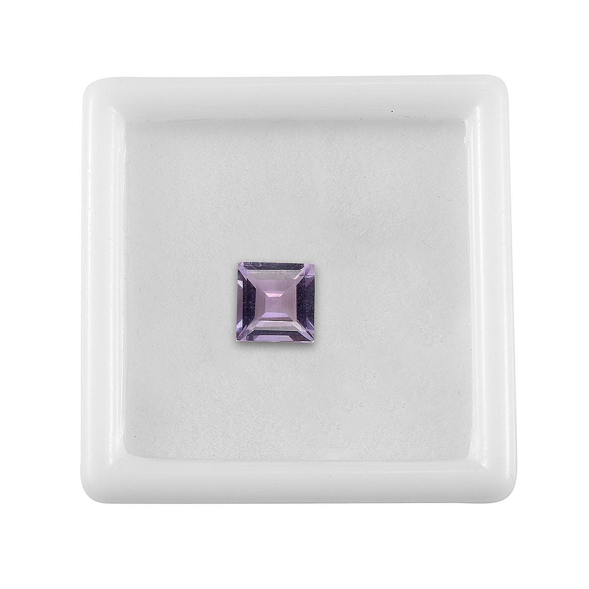 Pink Amethyst Square Shape Gemstone 1.34 Ct
