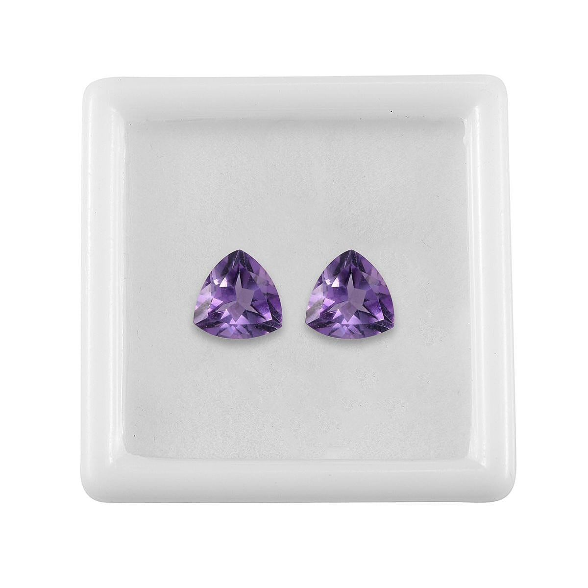 Pink Amethyst Trillion Gemstones 2.90 Ct