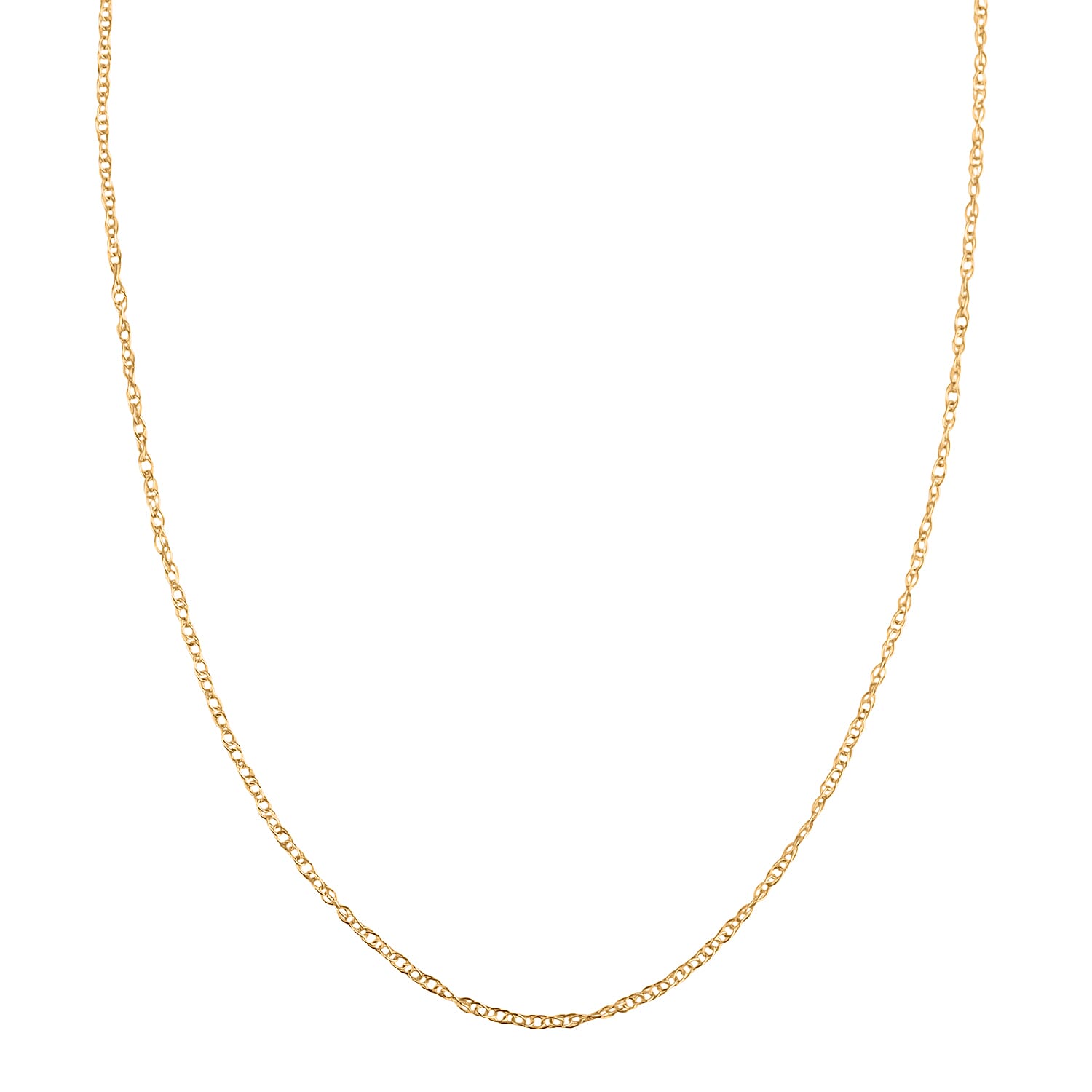 Biggest Black Friday Deal - 9K Yellow Gold Prince of Wales Necklace (Size - 18) with Spring Ring Clasp