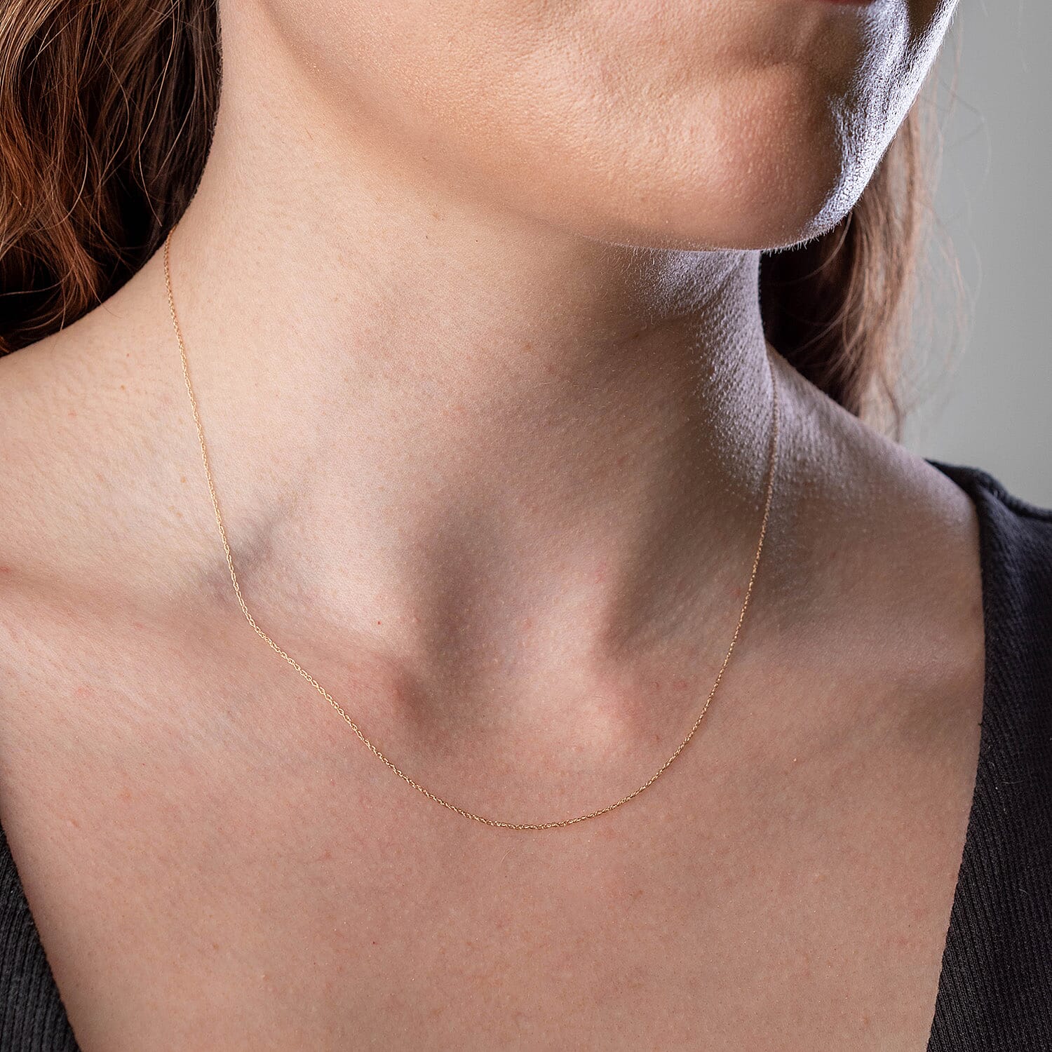 Biggest Black Friday Deal - 9K Yellow Gold Prince of Wales Necklace (Size - 18) with Spring Ring Clasp