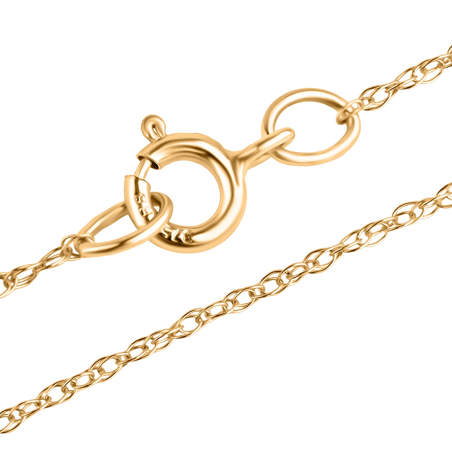 Biggest Black Friday Deal - 9K Yellow Gold Prince of Wales Necklace (Size - 18) with Spring Ring Clasp