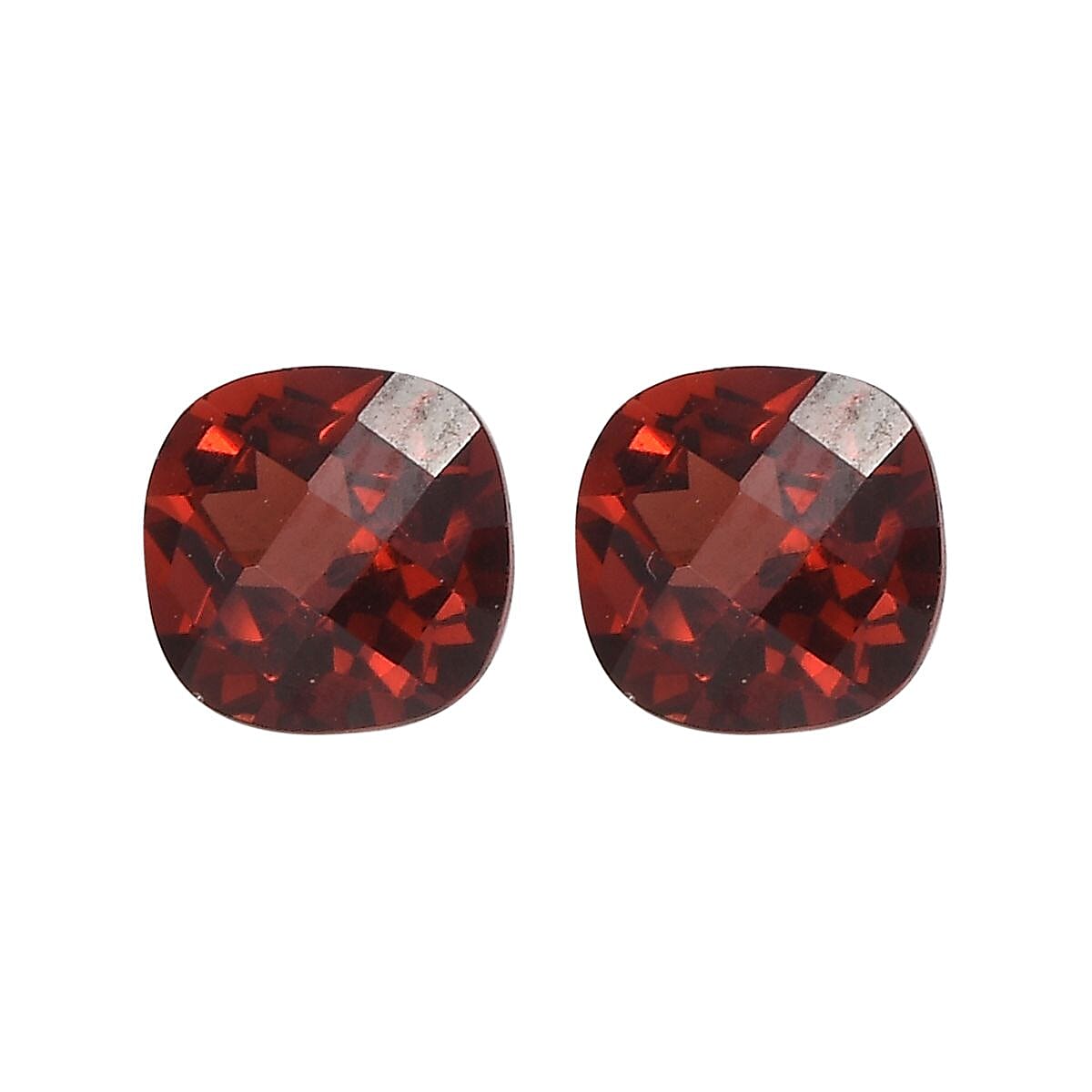 Red Garnet Cushion Cut Gemstones 1.22 Ct