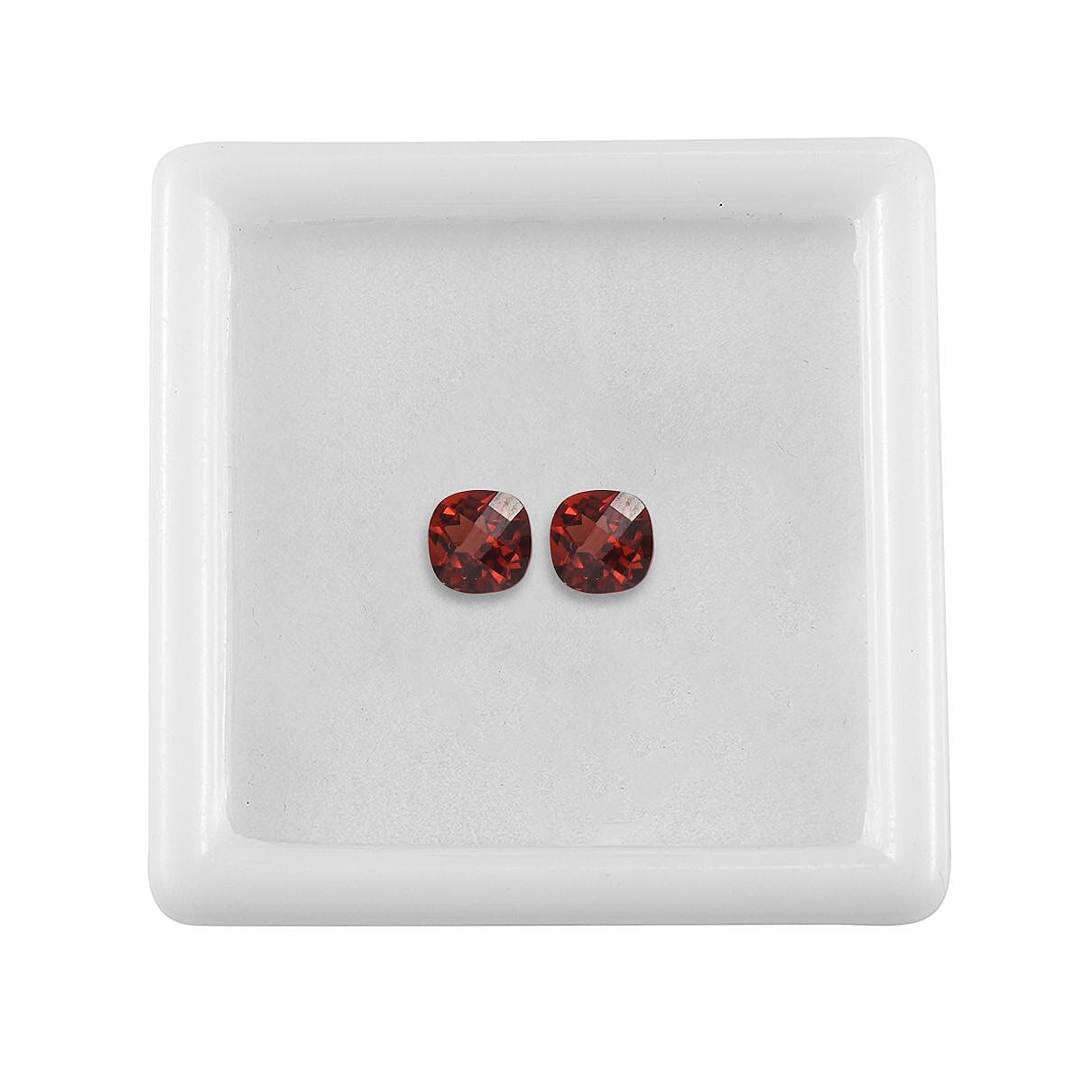 Red Garnet Cushion Cut Gemstones 1.22 Ct