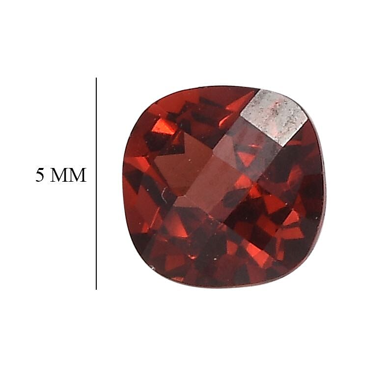 Red Garnet Cushion Cut Gemstones 1.22 Ct