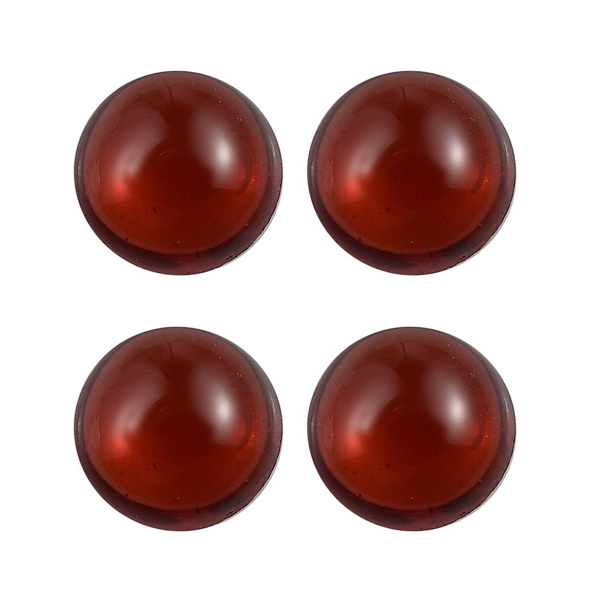 Red Garnet Round Shape Gemstones 2.02 Ct