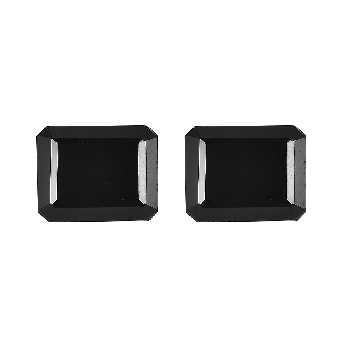 Black Spinel Octagon Shape Gemstones 9.39 Ct