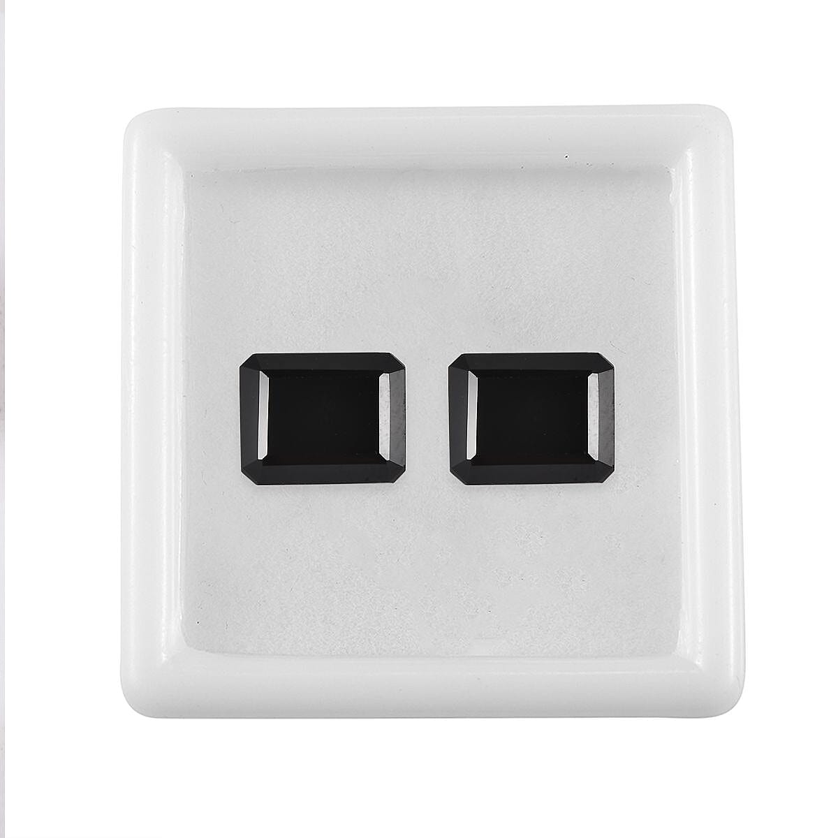 Black Spinel Octagon Shape Gemstones 9.39 Ct