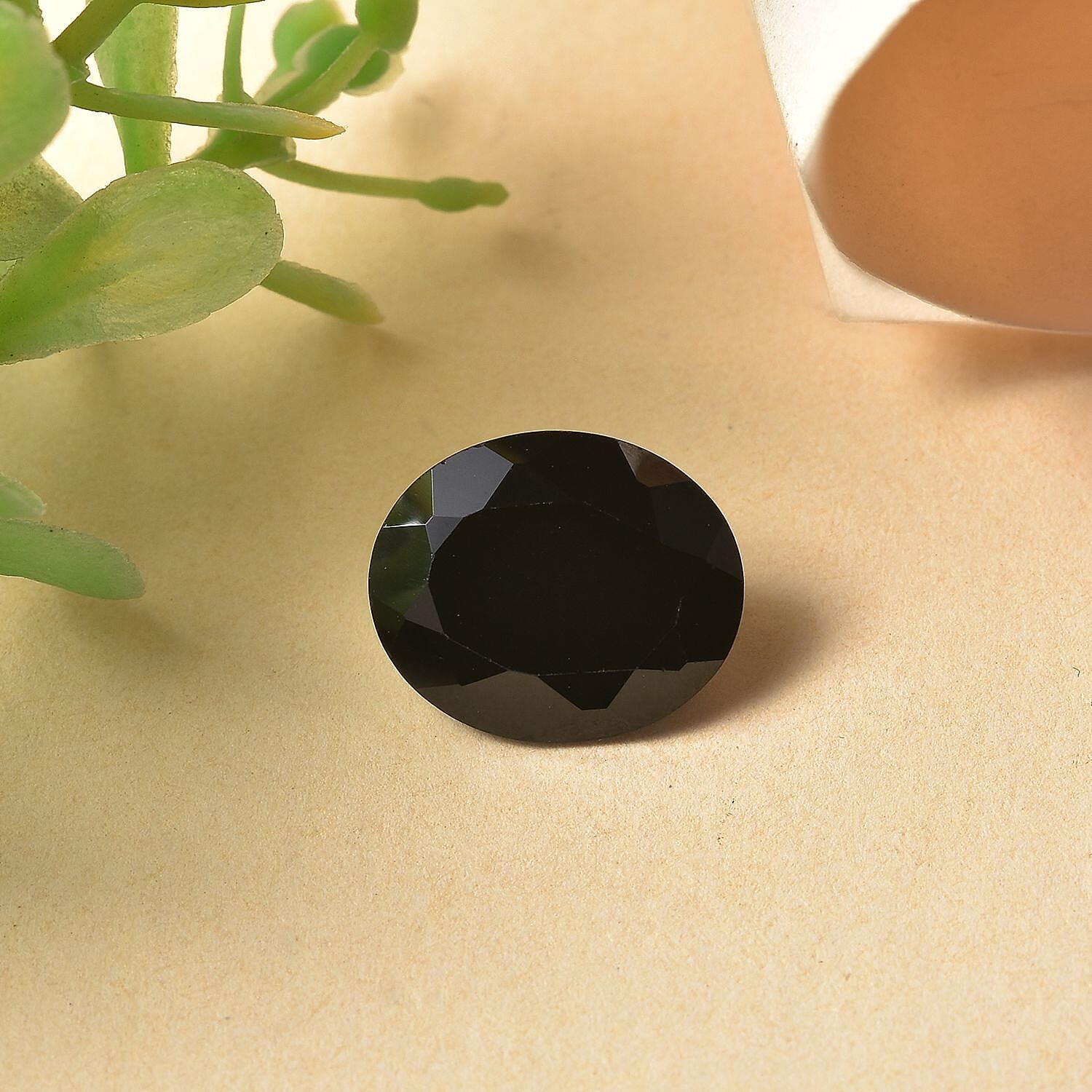 Black Spinel Oval Shape Gemstone 5.09 Ct