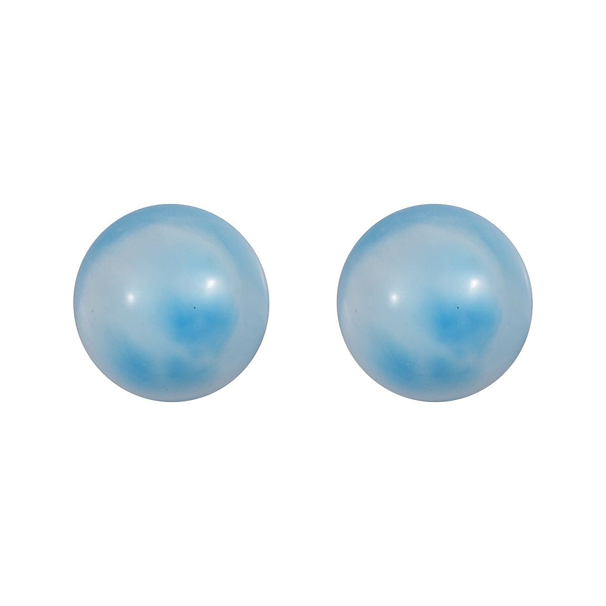 Larimar Round Shape Gemstones 4.32 Ct