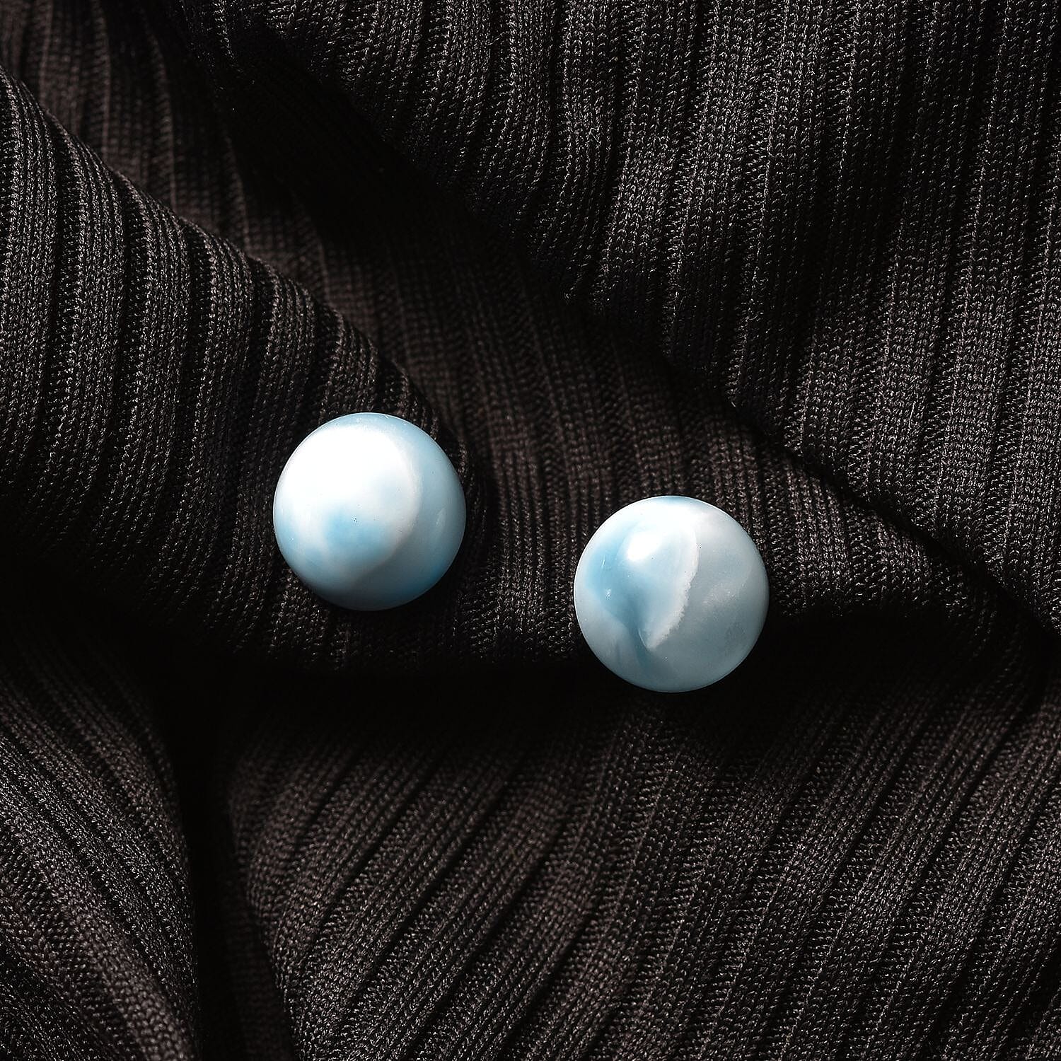 Larimar Round Shape Gemstones 4.32 Ct