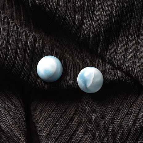 Larimar Round Shape Gemstones 4.32 Ct
