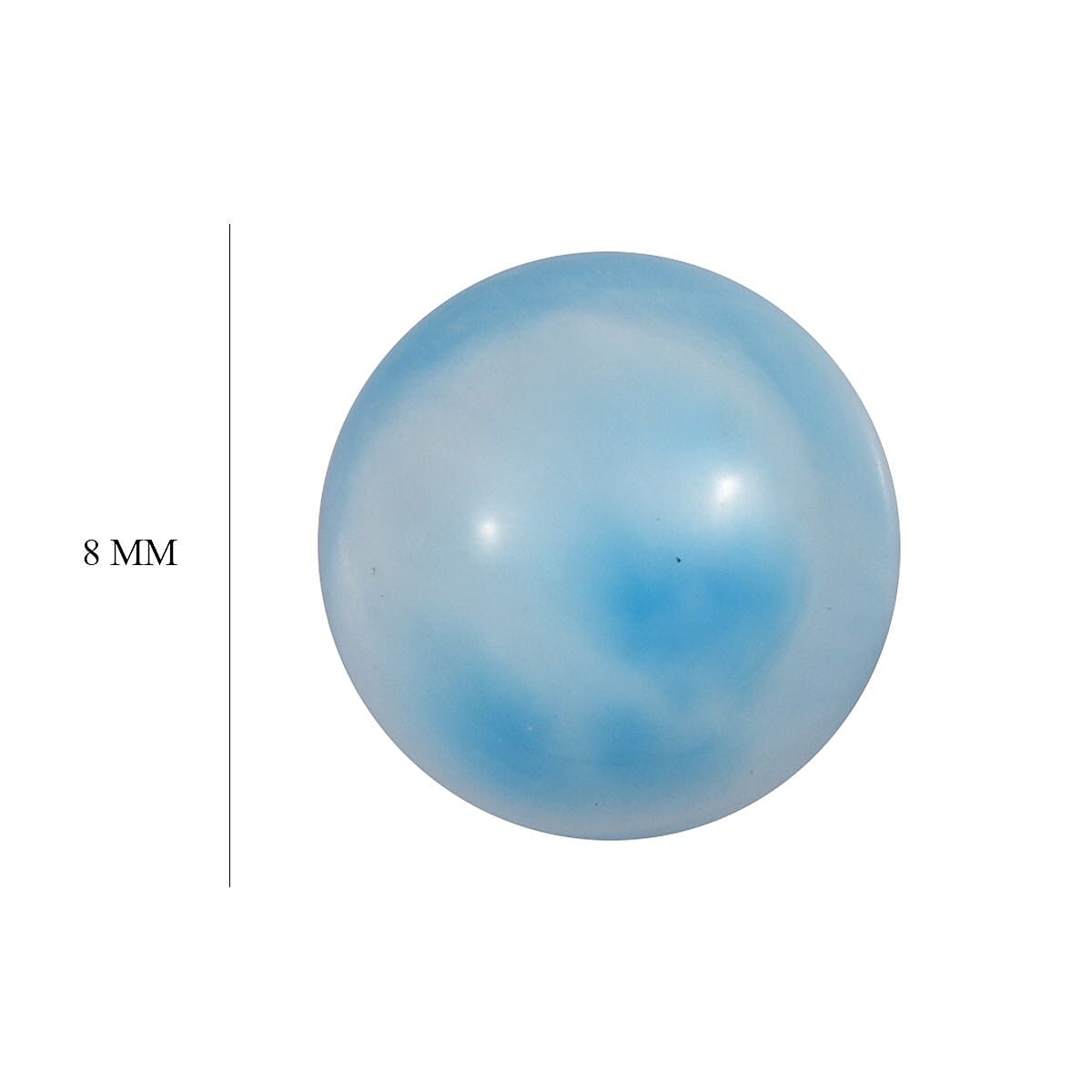 Larimar Round Shape Gemstones 4.32 Ct