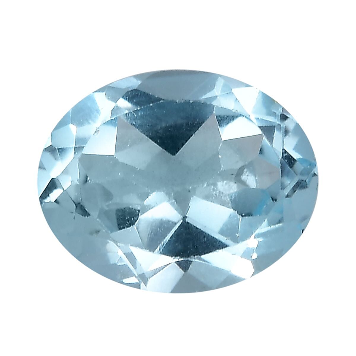 Skyblue Topaz Oval Shape Gemstone 2.82 Ct