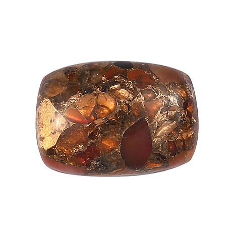 Fire Opal Matrix Cushion Shape Gemstone 5.01 Ct