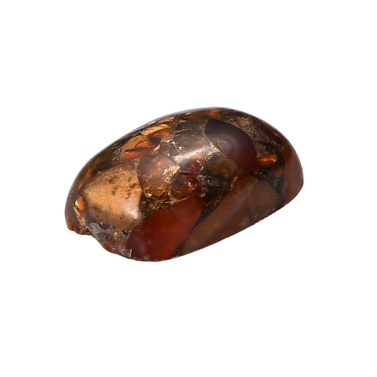Fire Opal Matrix Cushion Shape Gemstone 5.01 Ct