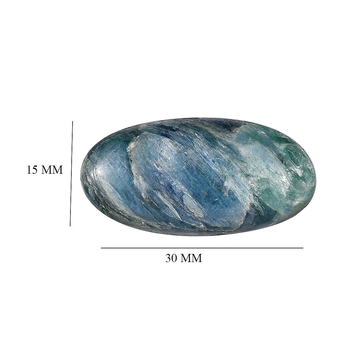 Mermaid Kyanite Oval Shape Gemstone 25.61 Ct