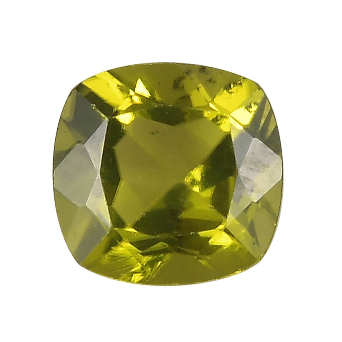 Peridot Cushion Shape Gemstone 0.94 Ct