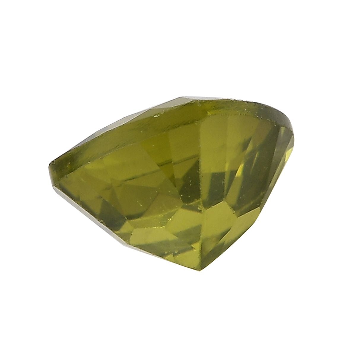 Peridot Cushion Shape Gemstone 0.94 Ct