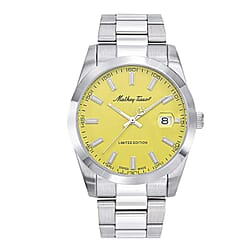 Mathey Tissot Limited Edition Sunray Quartz Movt. 5ATM WR Blue Dial Mens Watch with Silver Colour Stainless Steel Strap