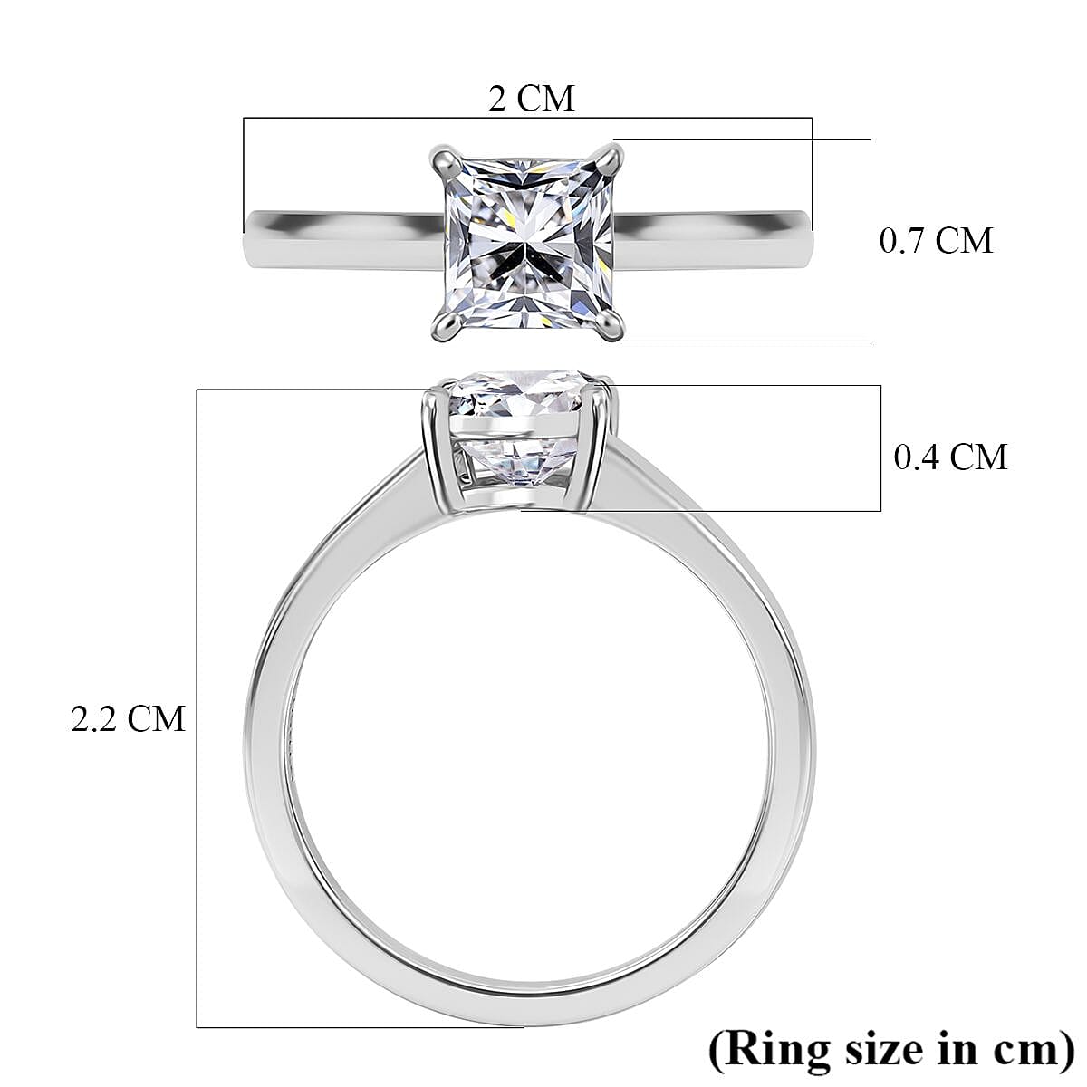 First Time Ever - Luxuriant Diamond - 950 Platinum SGL Certified Lab Grown Diamond (VS-G-H) Solitaire Ring 1.00 Ct.